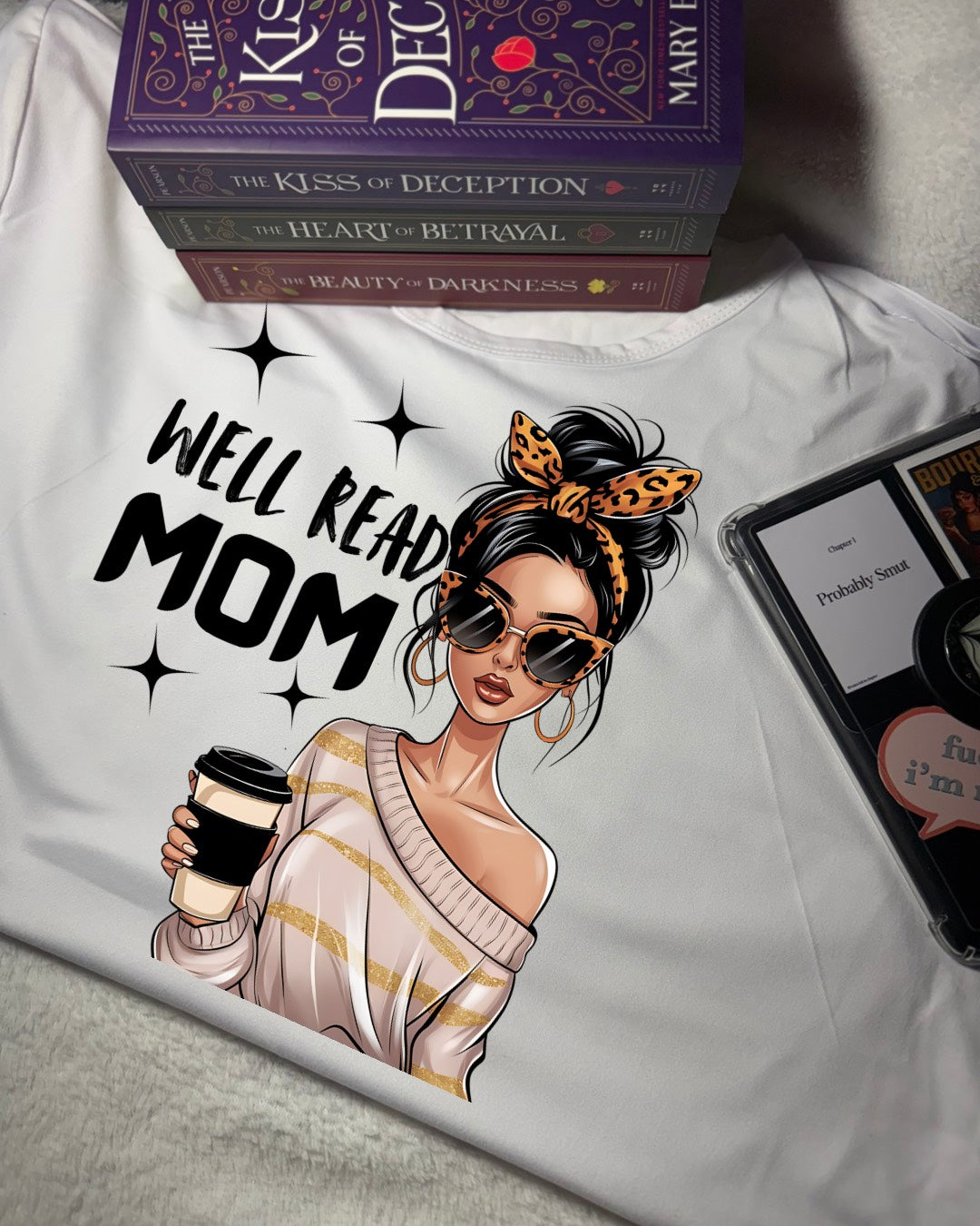 Women Short Sleeve - T Shirt - Original - Well Read Mom