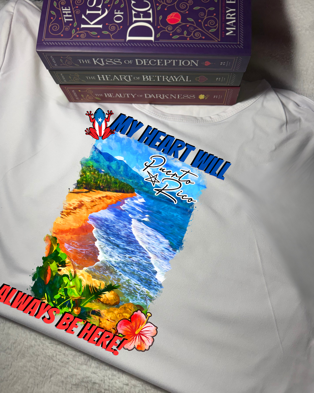 Women Short Sleeve - T Shirt - Original - My Heart will Always be Here