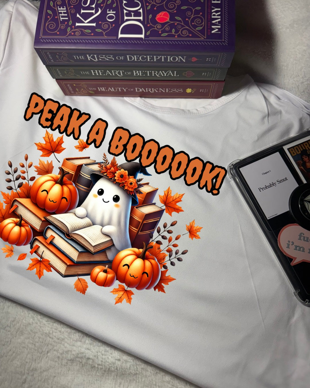 Women Short Sleeve - T Shirt - Original - Peak a Boooook!